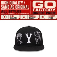 Casquettes Snapback de Basketball en Stock Broderie Visière Plate Designs Personnalisés 32 Équipes Fifty Caps Chapeaux Homme Streetwear