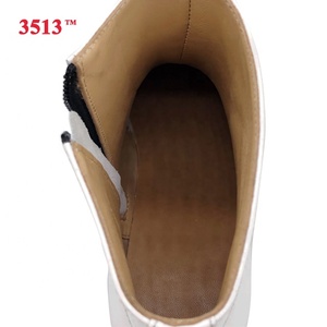 Botines <span class=keywords><strong>de</strong></span> <span class=keywords><strong>charol</strong></span> blancos <span class=keywords><strong>para</strong></span> <span class=keywords><strong>hombre</strong></span>, zapatos Chelsea - Product Image 6