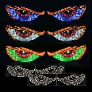 Panel de Matriz de Luces LED Animadas USB con Ojos de Demonio para Parabrisas de Camioneta, Auto, SUV, Todoterreno, 12V 5W, Modelo JHS-Z-03 - Product Image 1