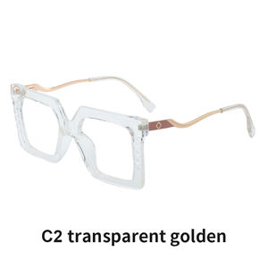 הדמיות אופנה ספרות אופנה ואמנות משקפיים מרובע משקפיים אופטיים - Product Image 3