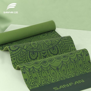 SANFAN Compre una estera de <span class=keywords><strong>yoga</strong></span> Estera de ejercicio antideslizante Nuevo diseño No tóxico Impresión de pantalla completa TPE Fitness <span class=keywords><strong>Mat</strong></span> 6MM de espesor - Product Image 2
