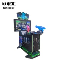 Machine d'arcade vidéo 42 pouces à monnayeur pour 2 joueurs, jeu de tir et d'extermination Aliens, en métal, 110/220V, prix usine