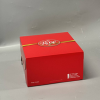 Meilleures ventes 6 8 10 12 16 pouces Vente en gros Matériau biodégradable carré Logo personnalisé Anniversaire Mariage exquis avec boîte à gâteau