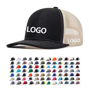 Casquette de sport à 6 panneaux avec visière pré-courbée, motif camouflage arboricole, personnalisable, en maille, à fermeture snapback, pour le cyclisme, la plage, le hip-hop, style Richardson 112 Trucker - Product Image 1