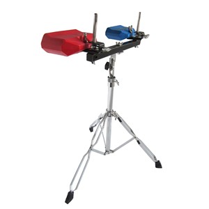 Tambor Cuadrado de Plástico, Campana de Plástico, <span class=keywords><strong>Baqueta</strong></span> de Plástico con Soporte, Instrumento de Percusión, Ayuda Didáctica, Juego de Tambor Cuadrado de Plástico - Product Image 5