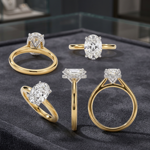 แหวนเพชรคิวบิกเซอร์โคเนียทรงเหลี่ยมมรกต 2.5 กะรัต รุ่น Krishnavii KR 102 ทอง 18k ระดับความสะอาด VS1 เพชรเลี้ยงในห้องปฏิบัติการ รับรองโดย IGI แหวนหรูหราสำหรับทุกเพศ พร้อมบริการสลักชื่อฟรี - Product Image 2