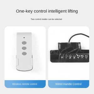 <span class=keywords><strong>Support</strong></span> de sol pour <span class=keywords><strong>TV</strong></span>, avec télécommande sans fil, levage automatique, rotation réglable au <span class=keywords><strong>plafond</strong></span>, course réglable - Product Image 4