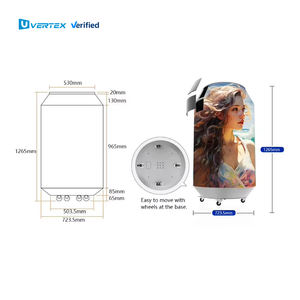 Pantalla LED Pop personalizable de alta definición a prueba de agua La fábrica proporciona directamente el servicio OEM para publicidad de bebidas frías en bares - Product Image 2