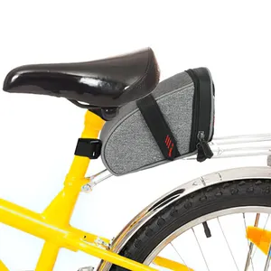 YCW individuelle Mini-Radtasche Nachtfahrt reflektierende Streifen Fahrradhülle Rücksitz Tragetasche zum Tragen Telefon Brille Schlüssel Bargeld