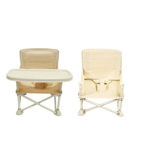 <span class=keywords><strong>Silla</strong></span> alta plegable de viaje exterior para niños, <span class=keywords><strong>silla</strong></span> alta con cojín suave para comer, acampar - Product Image 1