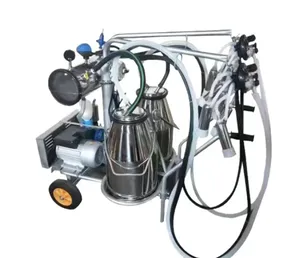 St26 Double Bucket Milking Machine 25L Standard Integrated Piston Milking Machine