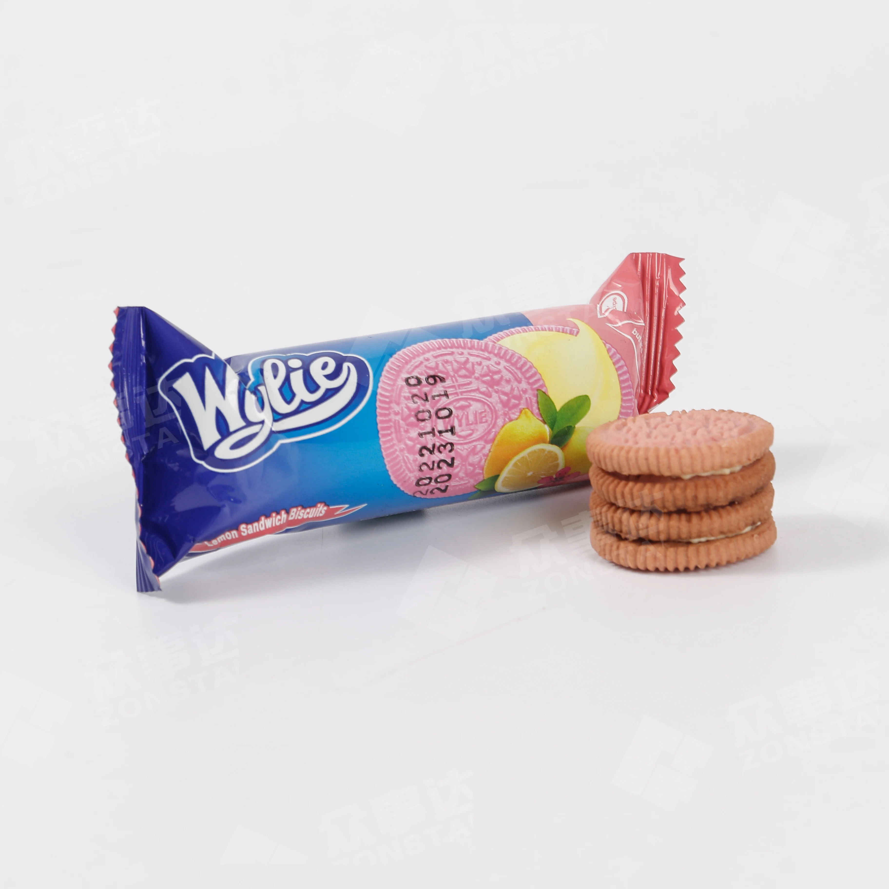 2024Hot Sale 27g/bag Chocolate Strawberry Cream Flavor Sandwich BISCUITS AND COOKIES snacks Wholesale Food