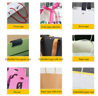 Bolsas de Papel para Compras con Logotipo Personalizado al por Mayor, Bolsas de Regalo de Papel Blanco de Lujo Grandes para Ropa y Negocios