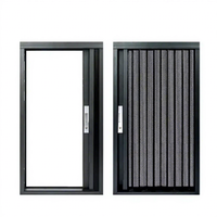 Moustiquaire de fenêtre et de porte pliante invisible en aluminium et acier inoxydable 18 mailles, style chinois, anti-moustiques, pour la maison
