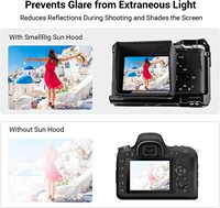   Pare-soleil pour appareil photo Sony A7 IV / A7S III / A7C / ZV-E1 / ZV-E10 / ZV-1F / ZV-1 II/ZV-1/ FX3 - 3206