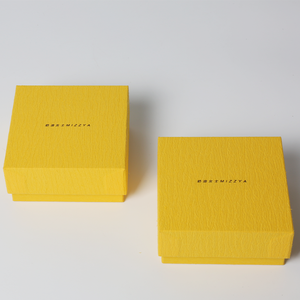 Hộp quà tặng hình vuông màu vàng sang trọng-Nắp giấy cứng và thiết kế cơ sở cho trang sức, đồng hồ và quà tặng nhỏ cao cấp - Product Image 4