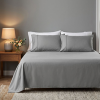 Ensemble de draps de lit en bambou rafraîchissant, literie douce et soyeuse