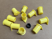 HBL21 pour écrous de roue lâches de 21 mm, accessoires automobiles, indicateur jaune à capuchon long, pour voitures, bus et camions