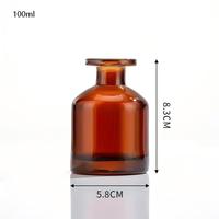 Bouteille diffuseur en verre carrée ou ronde parfumée, prête à être expédiée, pour la maison, la chambre et l'hôtel - Parfum rafraîchissant - Parfum longue durée