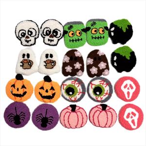 2025 mode Halloween décoration de la maison fait à la main crier fantôme poinçon aiguille caboteur artisanat tasse tapis pour cadeaux promotionnels - Product Image 1