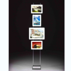 Boîte à lumière LED RGB personnalisable, étanche et réglable, avec luminosité automatique, cadre en acrylique écologique pour publicité réelle - Product Image 5