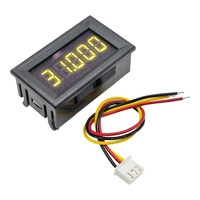 Voltmètre numérique à affichage LED 0.36 pouces DC 0-33V 0.36 "panneau compteur de tension haute précision à 5 chiffres pour voiture moto Volt Teste