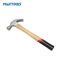 Marteau à griffes de type américain industriel en acier au carbone 45 forgé à froid avec manche en bois dur 4oz 8oz 12oz 16oz 20oz 24oz