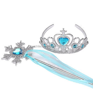 Princesse habiller princesse baguettes diadèmes et couronnes pour petites filles princesse fête fournitures ensemble - Product Image 5