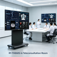 Layar LCD LISEN DICOM Kalibrasi 16:10 dengan Antarmuka DP untuk Penggunaan Telemedicine