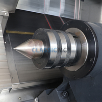 Tour CNC à banc incliné robuste sur mesure TCK600 avec contrepoinçon hydraulique et tourelle hydraulique à 12 postes, certifié ISO9001