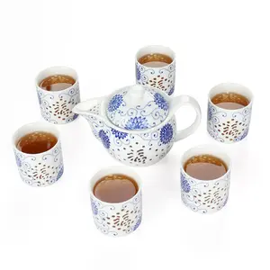 Théière à café en porcelaine Style chinois, service à thé Kungfu en céramique exquise pour boisson 1 pièce