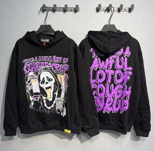 Eso es un montón horrible de COUPH SYRUP de alta calidad 100% algodón al por mayor High Street Alphabet Trendy Brand Loose Casual Hoodie - Product Image 1