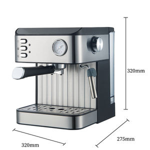 เครื่องชงกาแฟเอสเพรสโซ20บาร์สแตนเลสสีเงินระบบชง RV สำหรับใช้ในครัวเรือนไฟฟ้ากึ่งอัตโนมัติดีไซน์ใหม่ - Product Image 3