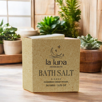 Pot-pourri naturel personnalisé exfoliant 3*100g Relax sels de bain fleurs sèches coffret cadeau pour le bain
