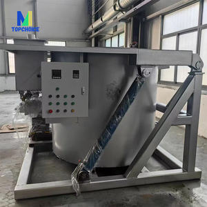 500Kg 5T Four basculant en acier Machine 30Kg 60Kw Four de fusion industriel en métal et aluminium 1900 Para Tool - Product Image 3