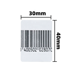 High Quality 30*40mm Security Soft Label RF 8.2MHz <b>EAS</b> for Supermarket Clothing Alarm Soft Tag Anti Theft - Product Image 6