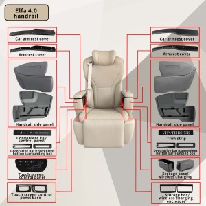 Squelette de cadre de siège de voiture de capitaine modifié en gros <span class=keywords><strong>à</strong></span> <span class=keywords><strong>vendre</strong></span> - Product Image 4