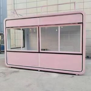 Quiosco de pago al aire libre con carcasa metálica, tipo mostrador móvil para parques y zonas turísticas. - Product Image 1