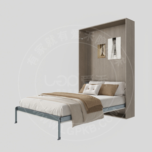 Căn hộ lưu trữ gấp Murphy Giường kéo ra giường tường đa chức năng kim loại giường khung phòng ngủ thiết lập - Product Image 5