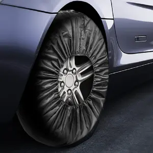 13-23inch Car Spare Tire Cover Case Polyester Tire Cover Storage Bags Vehicle Tyre Waterproof Dust-proof Protector Styling