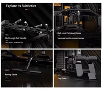 Ensemble de musculation commercial le plus vendu, machine Smith multifonction, rack à squats pour musculation, levage de poids 350 kg