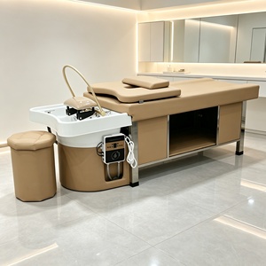 Système de spa capillaire japonais de luxe, lit professionnel pour le lavage des cheveux, lit de shampoing, lit de massage thaïlandais pour le lavage des cheveux - Product Image 2