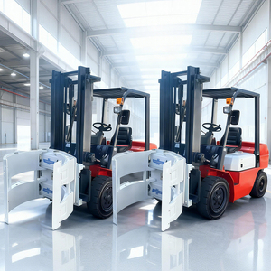 Snelle verzending rolklem heftruck 3 ton industriële tegengewicht heftruck met rolhandelaar papierindustrie heftruck - Product Image 3