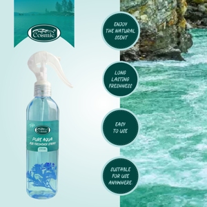 สเปรย์ปรับอากาศอควาบริสุทธิ์คุณภาพสูง 270 มล. ยี่ห้อออโต้คอสมิก กลิ่นหอมสดชื่นยาวนาน สำหรับบ้าน โรงแรม รถยนต์-น้ำยาเคลือบเงารถยนต์ระดับพรีเมียม - Product Image 2