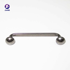 Bijou corporel en titane G23, barbell vintage à surface plate à 90 degrés, très poli, calibre 14, cadeau de mariage et de fiançailles <span class=keywords><strong>Zano</strong></span> - Product Image 4