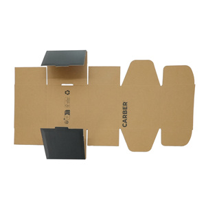 Boîte d'expédition en carton ondulé noir personnalisée pour les compléments alimentaires, les vitamines, les gommes, l'emballage de produits nutraceutiques - Product Image 5