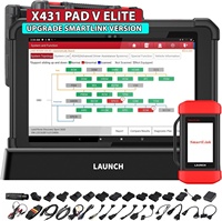 Launch X431 PAD V Elite J2534 Programación ECU Programación de codificación en línea Escáner de diagnóstico Smartlink 2,0 2 años de actualización gratuita