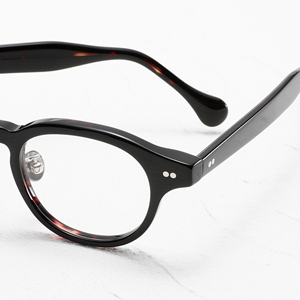 Gafas Redondas de Montura Completa, Color Negro Sólido, Anti-UV, Ligeras, Unisex, para Adultos, Monturas para Corrección de la Visión - Product Image 2