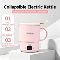 Bouilloire Électrique Portable de Voyage Grande Capacité en Acier Inoxydable 316 à Température Constante – Bouilloire Électrique Durable pour l'Extérieur