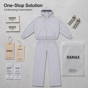 Ensemble sweat à capuche et pantalon de survêtement OEM personnalisé 450 g/m² – Survêtement streetwear ample et oversize pour hommes et femmes – Fabricant de tenues de sport - Product Image 4